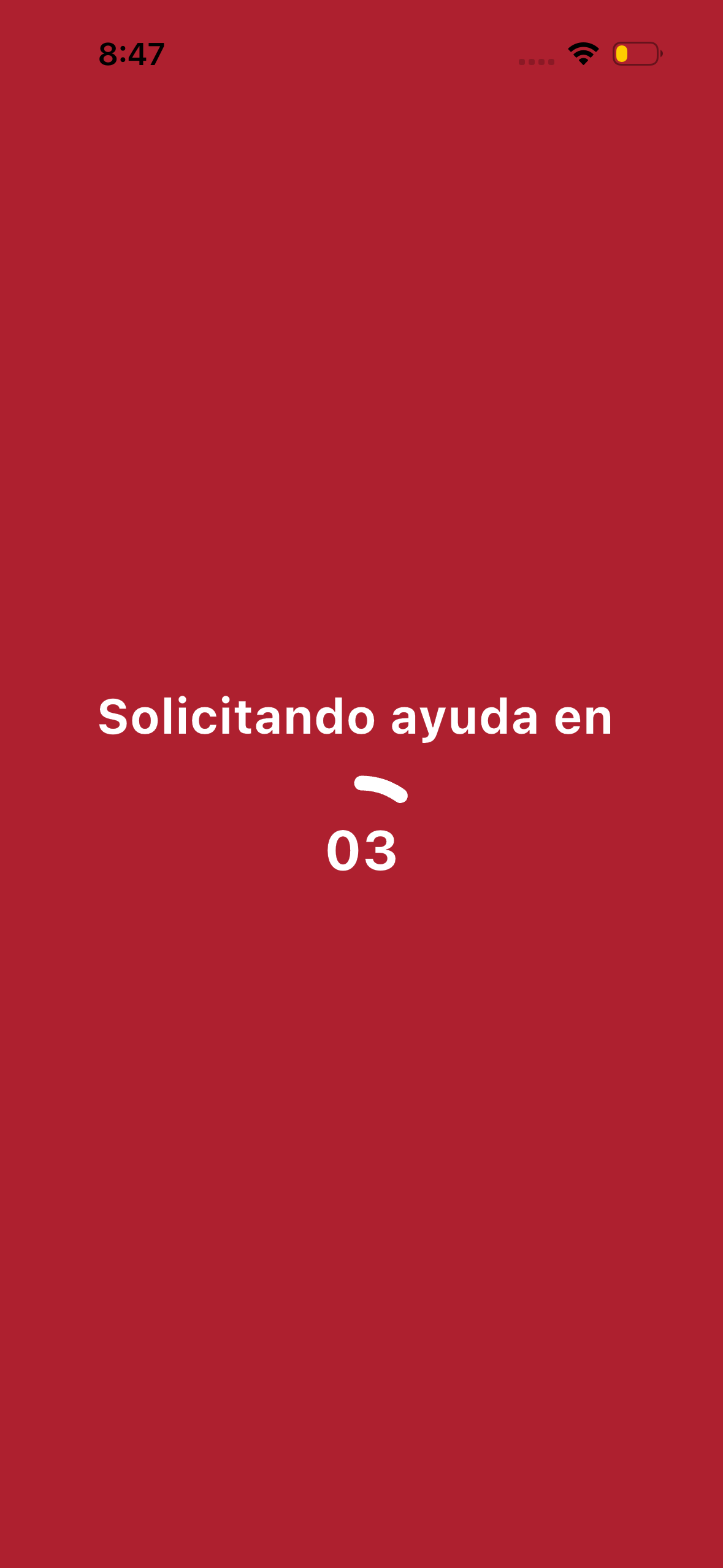 Solicitud de ayuda